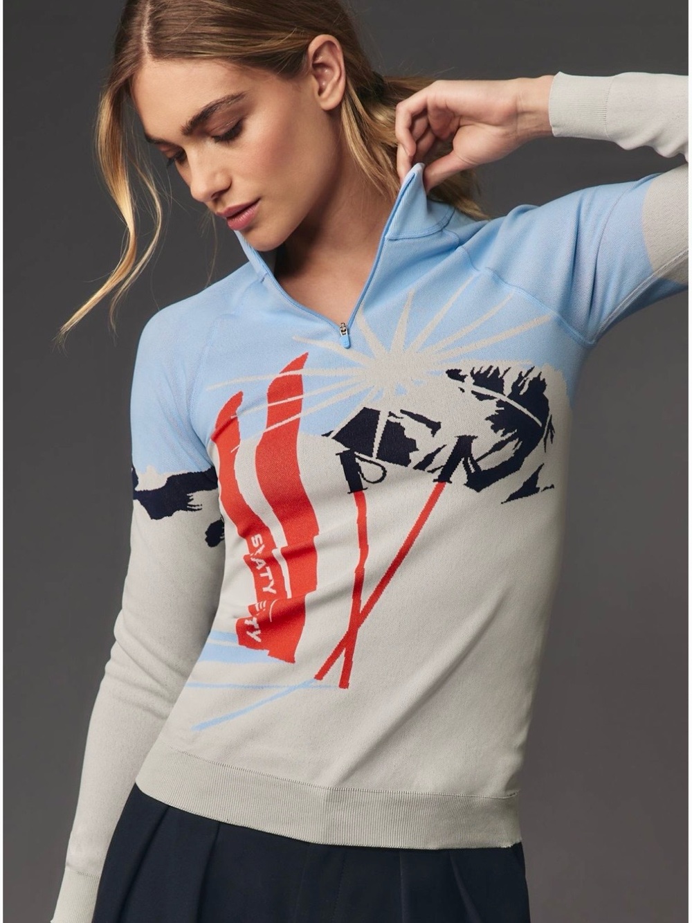 Sweaty Betty Graphic Novelty Bade Layer Top